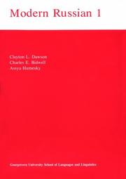 Cover of Modern Russian by Clayton L. Dawson