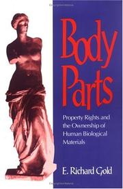 Cover of Body Parts by E. Richard Gold