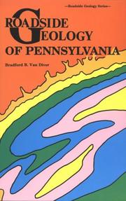 Front cover of Roadside Geology of Pennsylvania by Bradford B. Van Diver