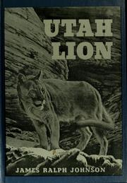 Cover of Utah lion by James Ralph Johnson