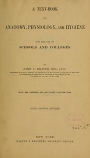 Front cover of A text-book on anatomy, physiology, and hygiene, for the use of schools and colleges by John C. Draper