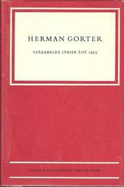 Front cover of Verzamelde lyriek tot 1905 by Herman Gorter