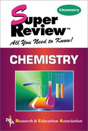 Front cover of Chemistry Super Review by The Staff of Research & Education Association