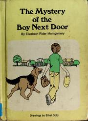 Cover of The mystery of the boy next door by Elizabeth Rider Montgomery