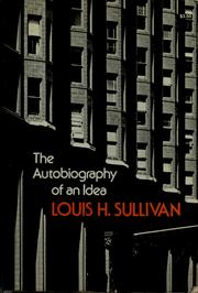Cover of The autobiography of an idea by Louis H. Sullivan