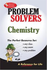Front cover of The chemistry problem solver by Research and Education Association