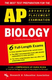 Front cover of The best test preparation for the advanced placement examination in biology by Joyce A. Blinn