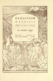 Cover of Evolution, a fantasy by Langdon Smith