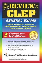 Front cover of The best review for the CLEP, College-Level Examination Program by Michael V. Angrosino