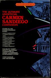 Front cover of The ultimate unofficial Carmen Sandiego companion by Corey Sandler