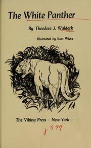 Cover of The white panther by Theodore J. Waldeck