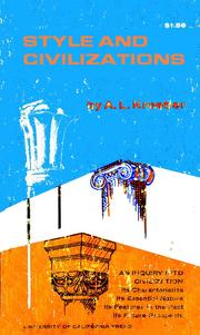Front cover of Style and civilizations by A. L. Kroeber