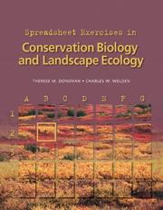 Front cover of Spreadsheet exercises in conservation biology and landscape ecology by Therese M. Donovan
