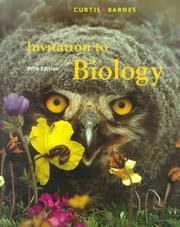 Front cover of Invitation to biology by Helena Curtis
