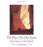 Front cover of The place no one knew by Eliot Porter