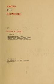 Front cover of Among the redwoods by Shuey, Lillian Hinman