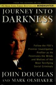 Cover of Journey into darkness by John E. Douglas