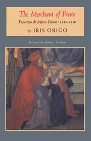 Front cover of The Merchant of Prato by Iris Origo