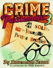 Front cover of Crime and Puzzlement 3 by Lawrence Treat