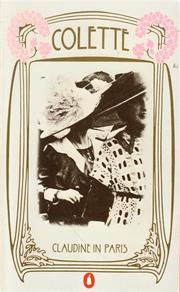 Cover of Claudine à Paris by Colette