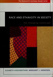 Cover of Race and ethnicity in society by Elizabeth Higginbotham