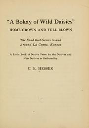 Front cover of "A bokay of wild daisies" home grown and full blown by C. E. Hesser