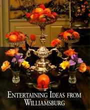 Cover of Entertaining ideas from Williamsburg by Susan Hight Rountree