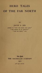 Front cover of Hero tales of the far North by Jacob A. Riis