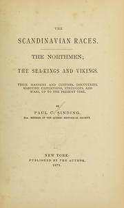Front cover of The Scandinavian races by Paul Christian Sinding