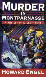 Front cover of Murder in Montparnasse by Howard Engel