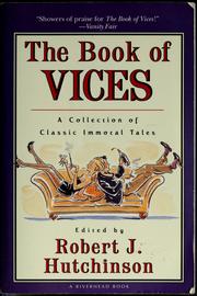 Front cover of The book of vices by Robert J. Hutchinson