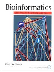 Cover of Bioinformatics by David W. Mount