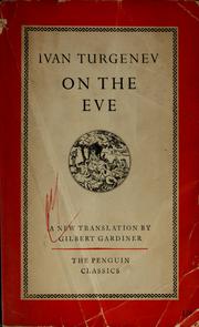 Cover of Nakanune by Ivan Sergeevich Turgenev