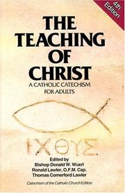 Cover of The Teaching of Christ by Ronald David Lawler