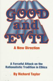 Cover of Good and evil by Richard Taylor