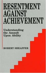 Cover of Resentment against achievement by Robert Sheaffer
