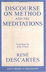 Front cover of Discourse on Method and the Meditations (Great Books in Philosophy) by René Descartes