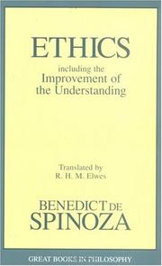 Front cover of Ethics Including the Improvement of the Understanding (Great Books in Philosophy) by Benedictus de Spinoza