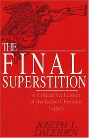 Cover of The final superstition by Joseph L. Daleiden