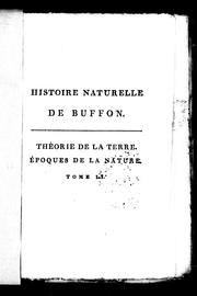 Cover of Histoire naturelle de Buffon by René-Richard Castel
