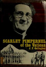 Front cover of Scarlet Pimpernel of the Vatican by Gallagher, J. P.