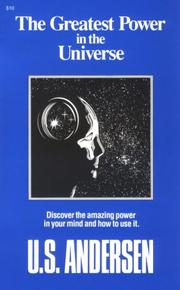 Front cover of The greatest power in the universe by U. S. Andersen