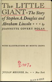 Front cover of The little giant by Jeannette Covert Nolan