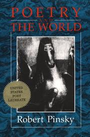 Cover of Poetry and the world by Robert Pinsky