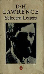 Cover of Letters by D. H. Lawrence