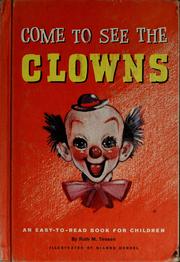 Front cover of Come to See the Clowns by Ruth M. Tensen