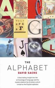 Cover of The Alphabet by David Sacks