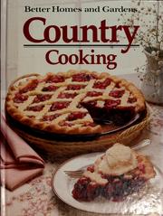 Cover of Country cooking by Unknown