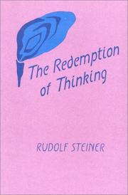 Front cover of The redemption of thinking by Rudolf Steiner