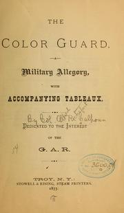 Front cover of The color guard by A. R. Calhoun